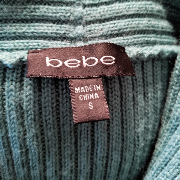 Bebe Sweater Dress with Tie - Picture 5 of 6